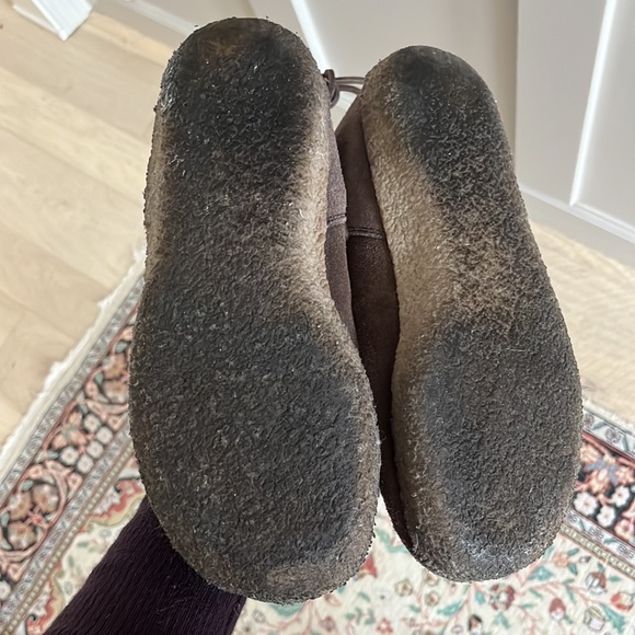 Eddie Bauer suede and sherling boots sz 8 - Picture 5 of 8